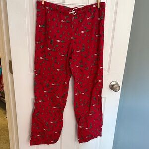 Vineyard Vines Festive Red women’s Pajama Bottoms